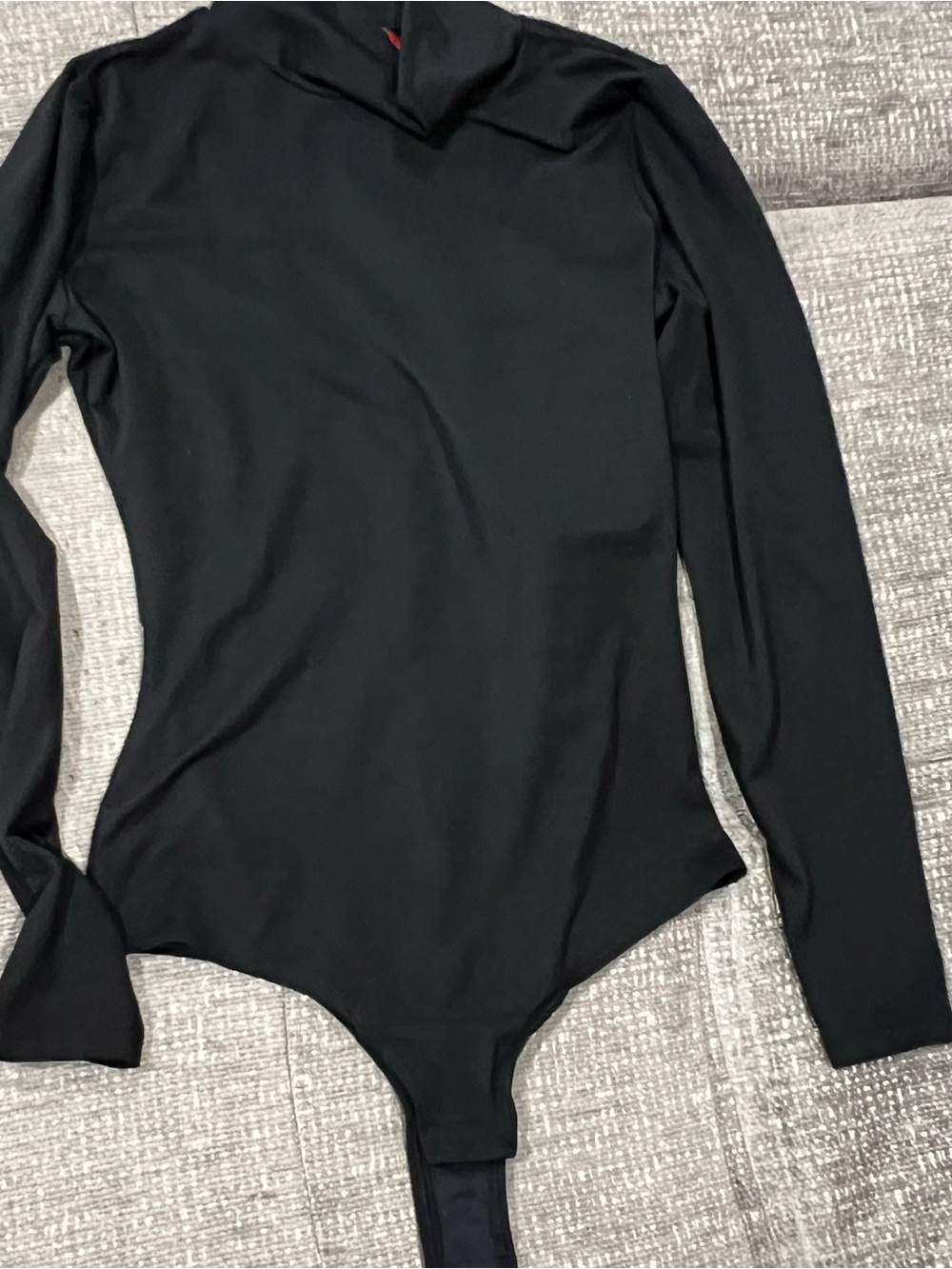 SPANX "Suit Yourself" Long Sleeve Mock Neck Bodysuit
